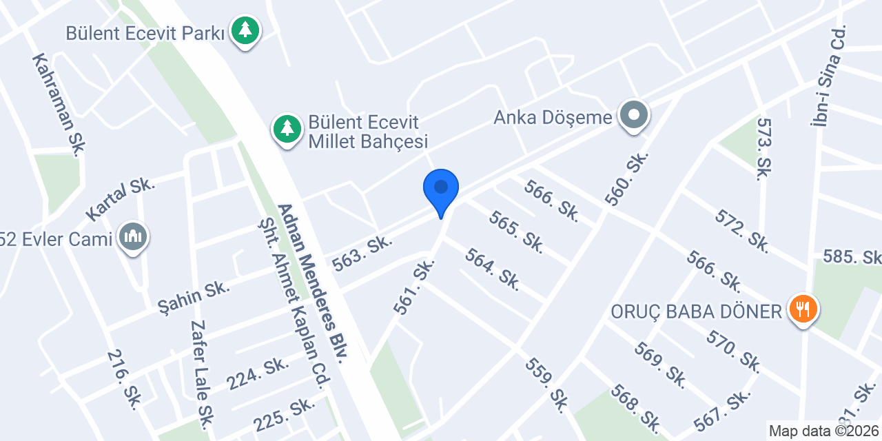 Eva Pilates Stüdyo konumu