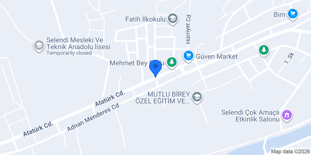 Selendi Cezaevi konumu
