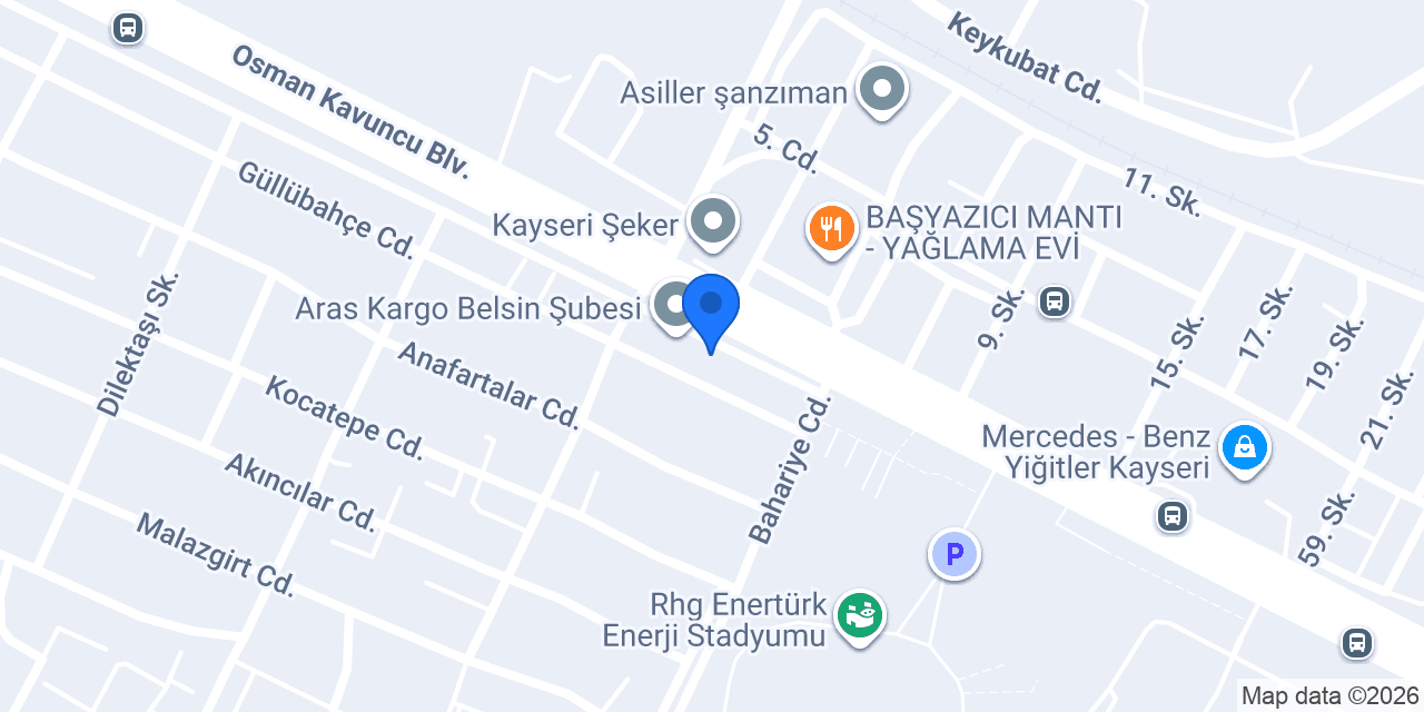 STADYUM TEKEL konumu