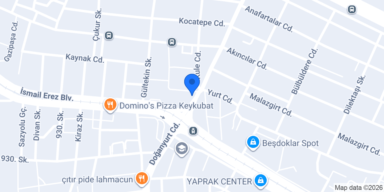 KARAKUŞ YAPI DEKORASYON konumu