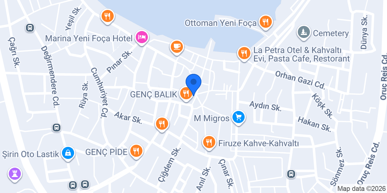 Foça Teknik Enerji konumu