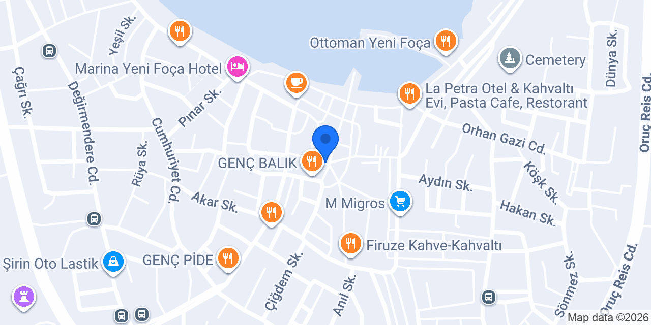 Plati Atölye Cafe konumu