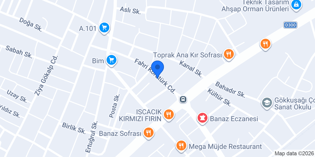 Doğa Veteriner Kliniği konumu