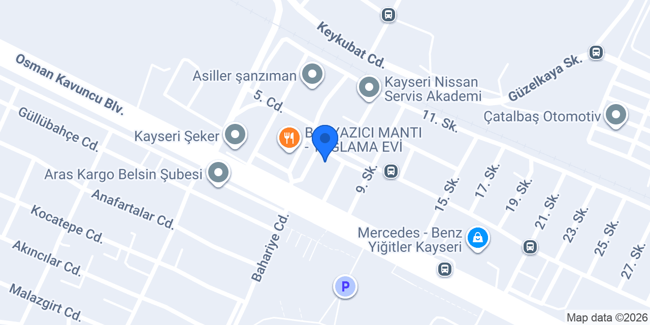 çiçeklensen konumu