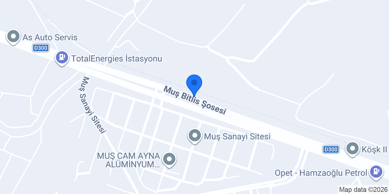 Kristal Duşakabin konumu
