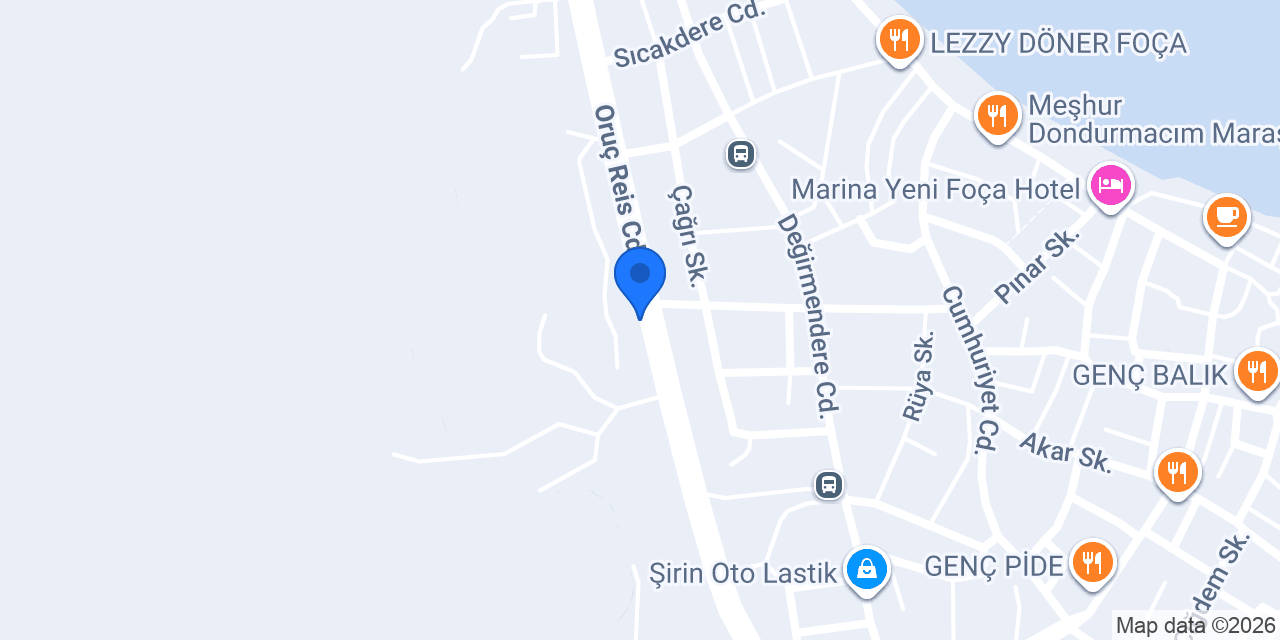 Yenifoça Sahil Emlak konumu