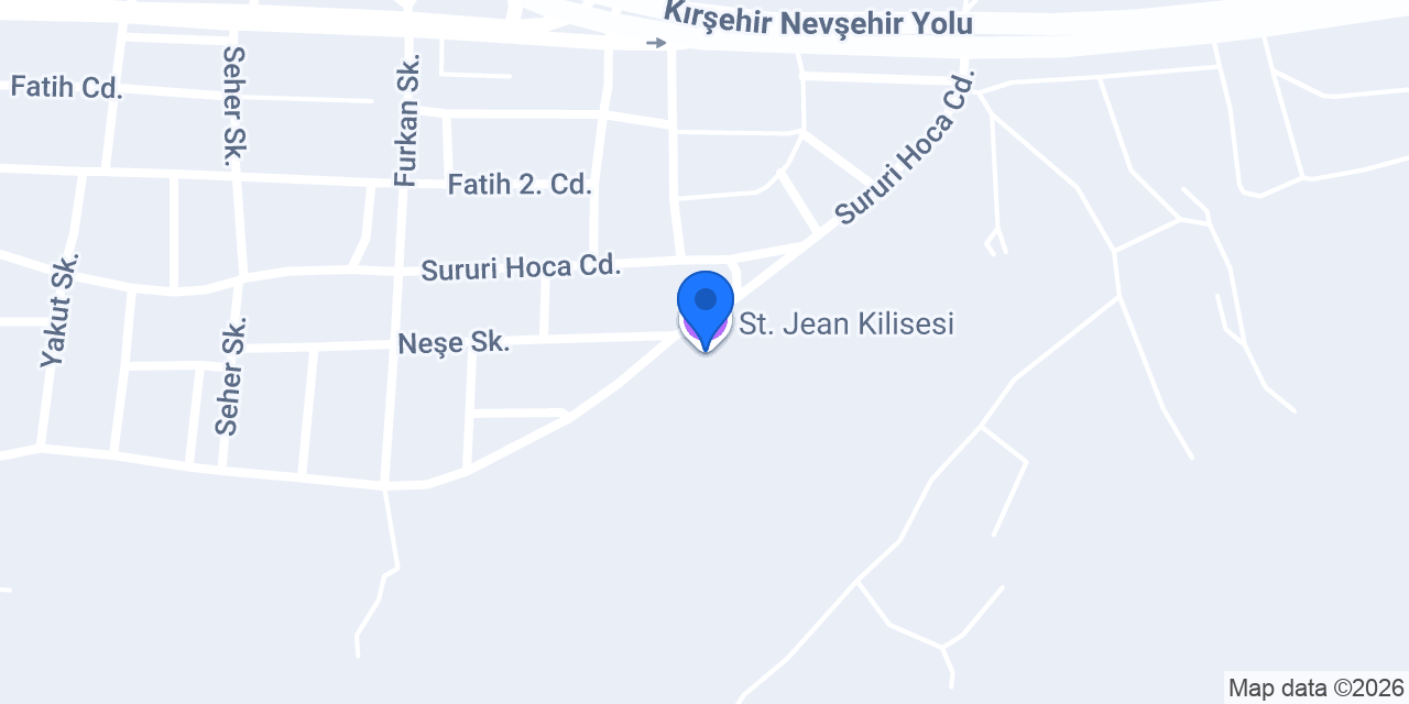 St. Jean Kilisesi konumu