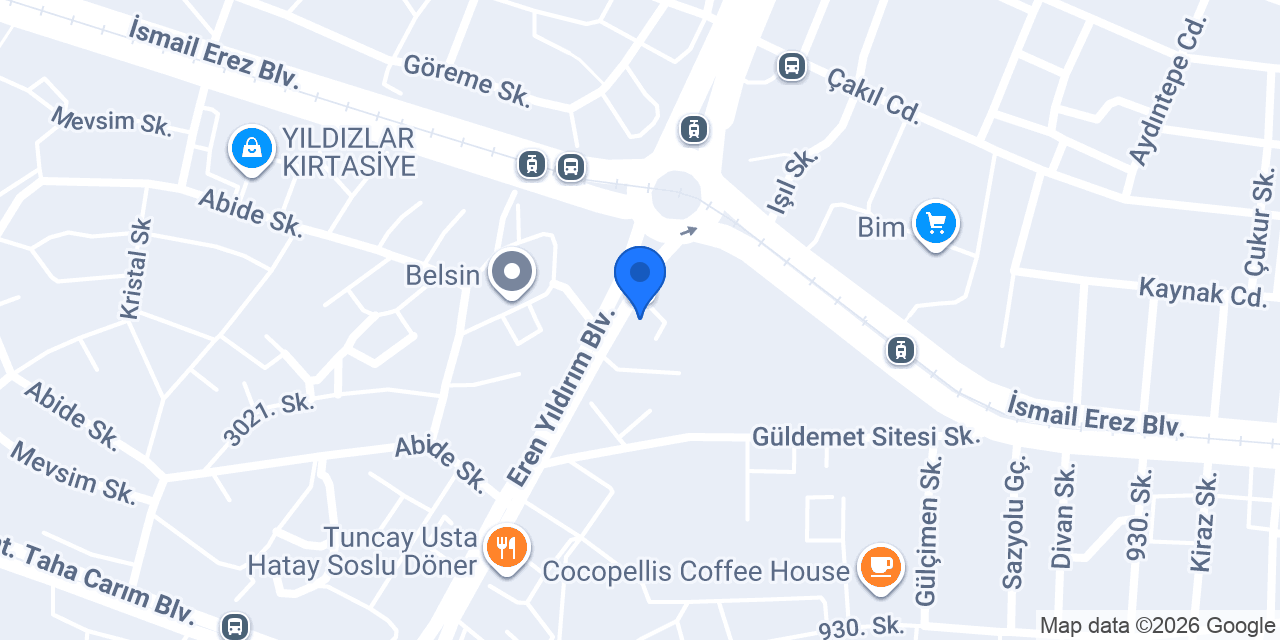 BELSİN ECZANESİ konumu