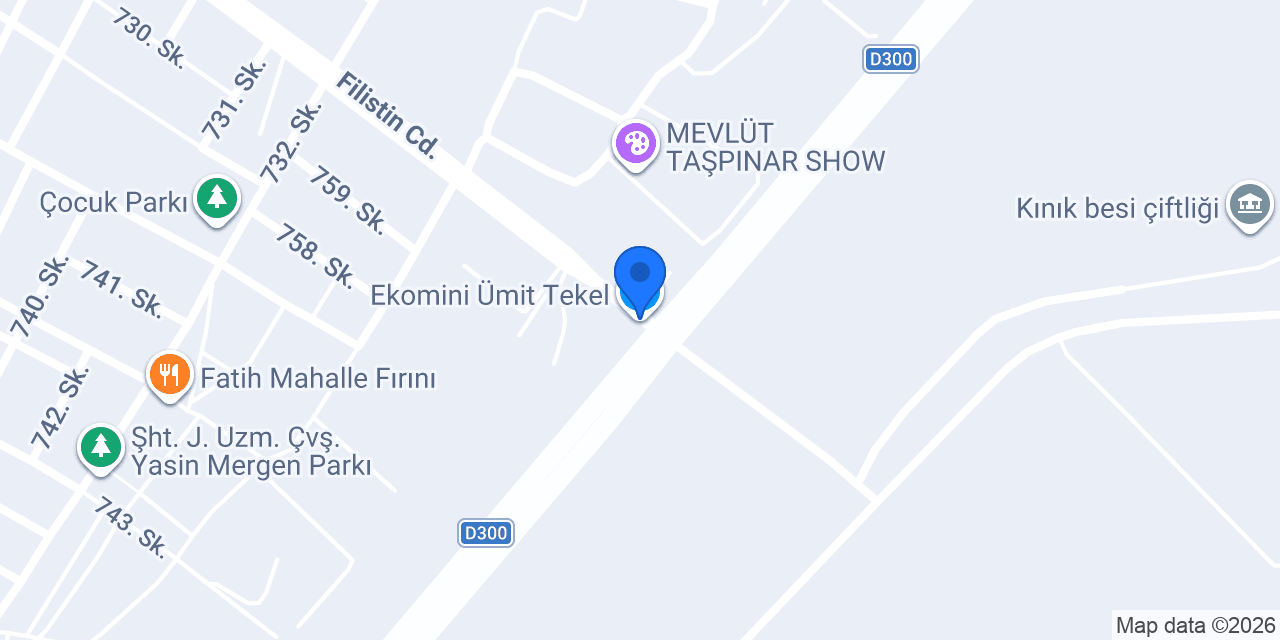 Ekomini Ümit Tekel konumu