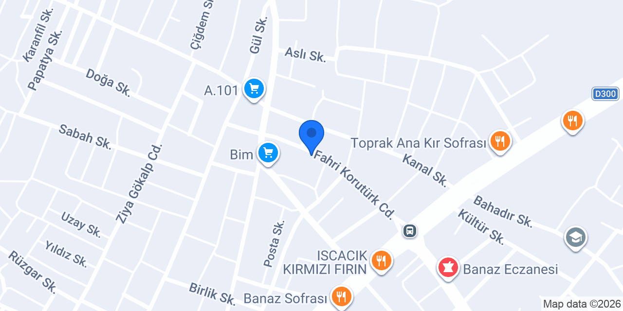 Banaz kutlu tesisat konumu