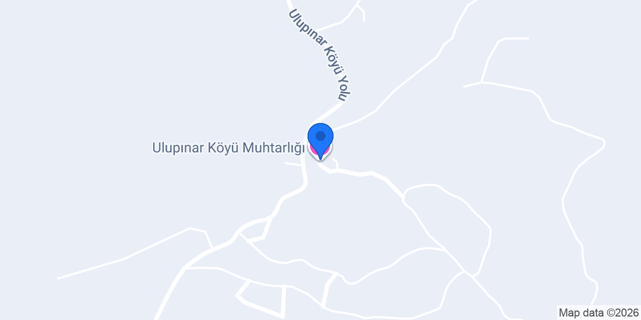 Ulupınar Köyü Muhtarlığı konumu