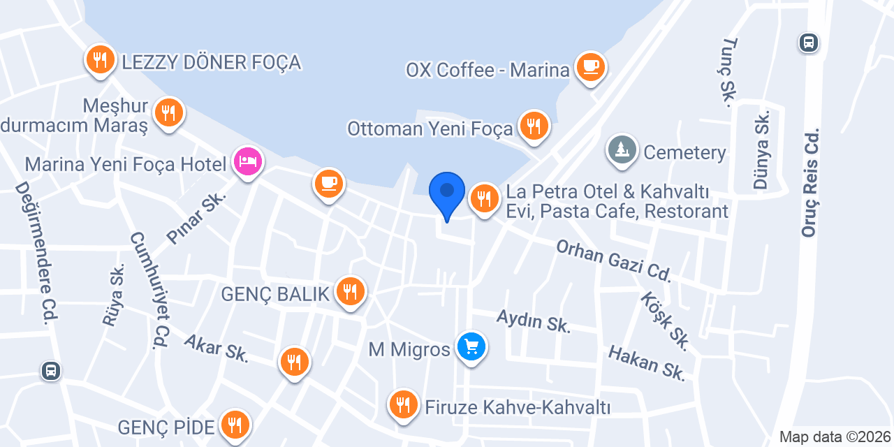 Maydonoz Döner Yenifoça konumu