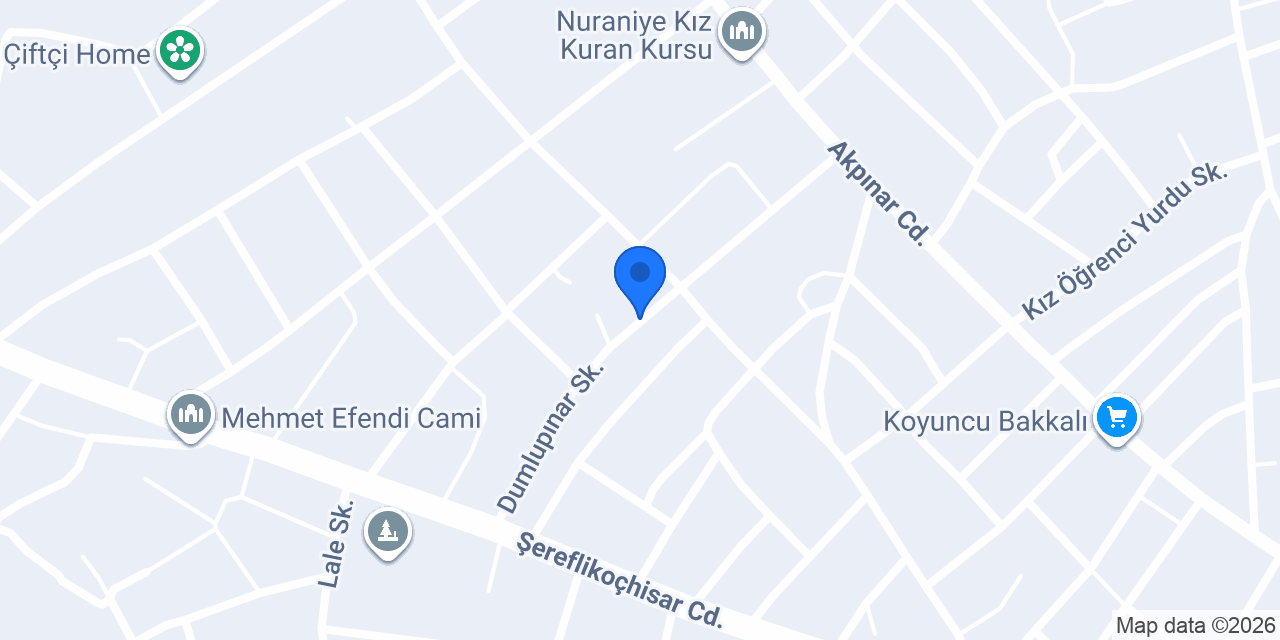 Ünlü saç yufkaci konumu