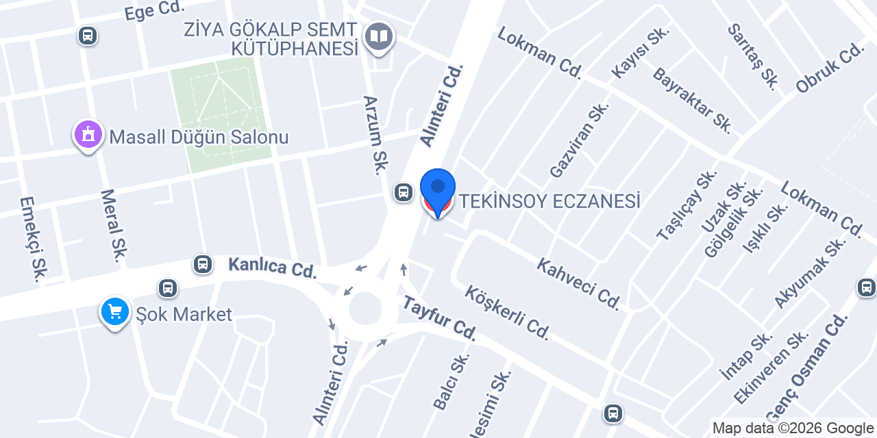 TEKİNSOY ECZANESİ konumu