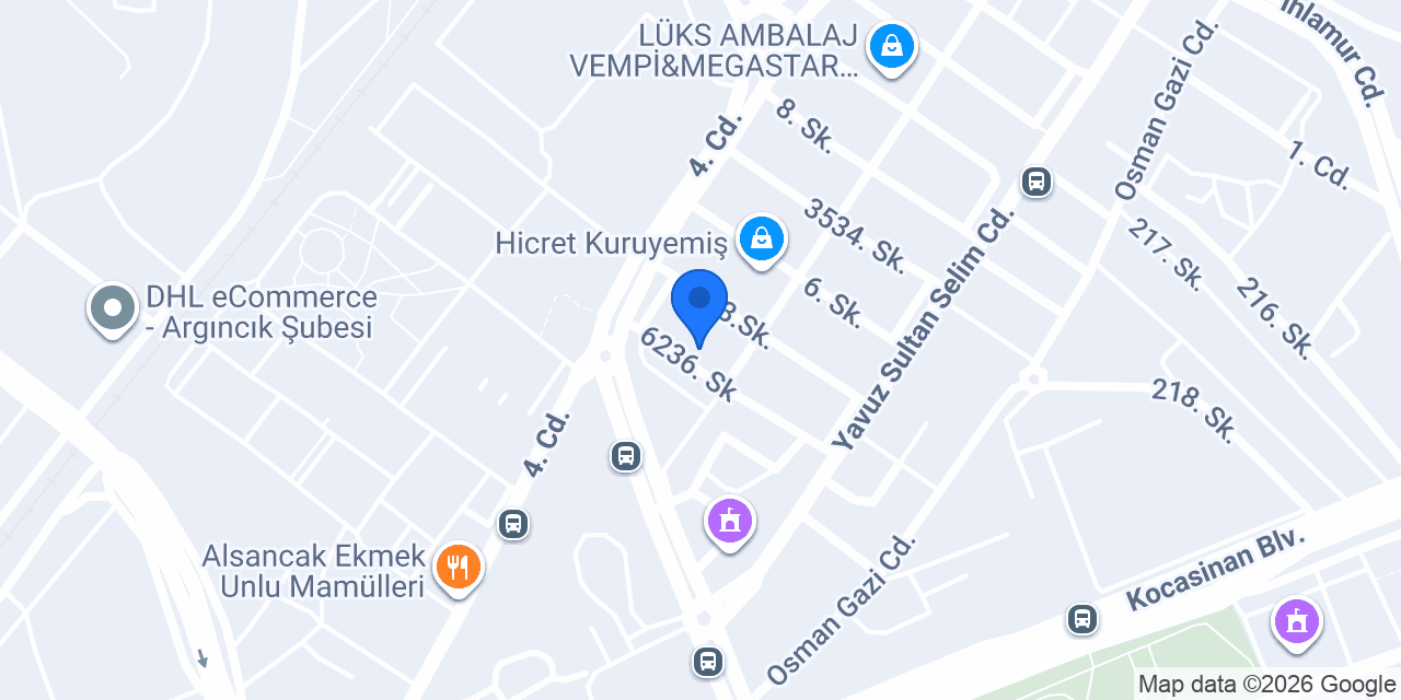 Cıngıllıoğlu Kolonya Toptan konumu