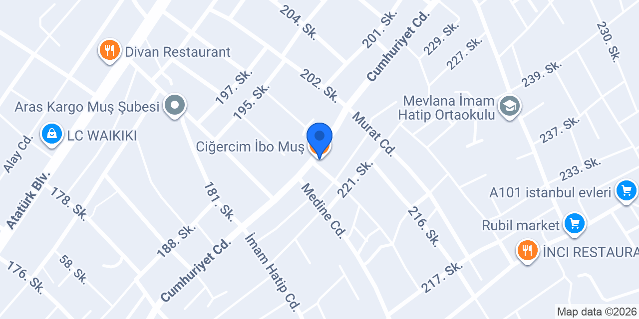 Ciğercim İbo Muş konumu