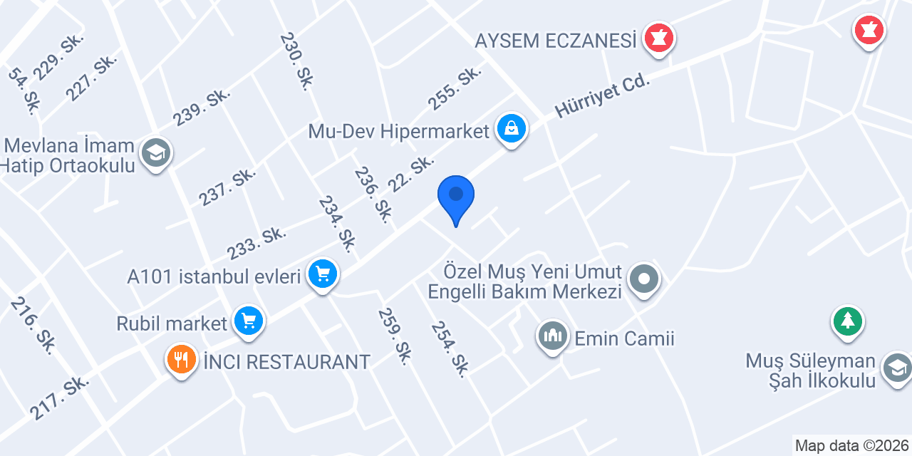 Yıldızlar Tente konumu