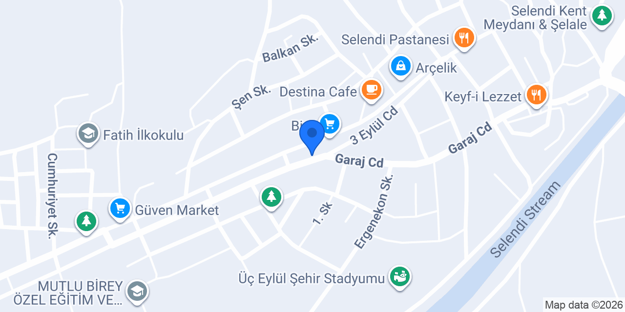 Garaj taksi konumu