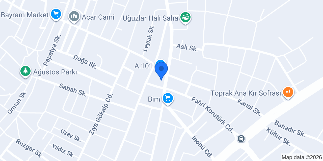 Ümit Veteriner Kliniği konumu