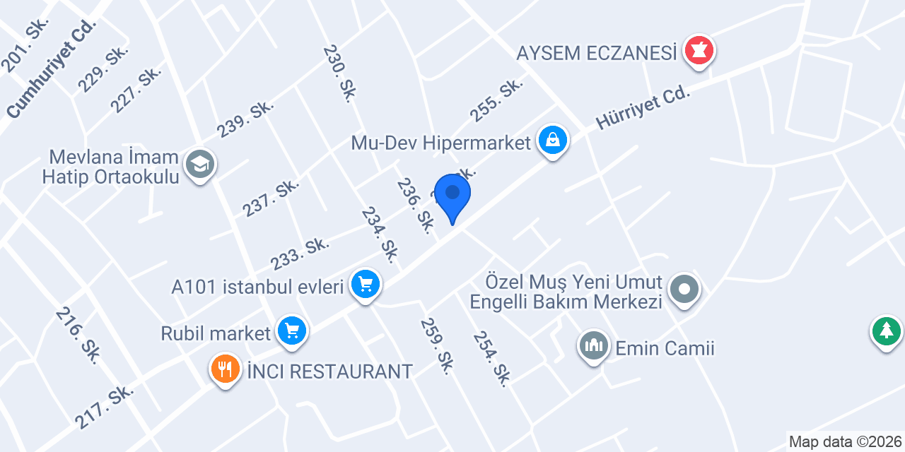 FIRAT YAPI MARKET konumu