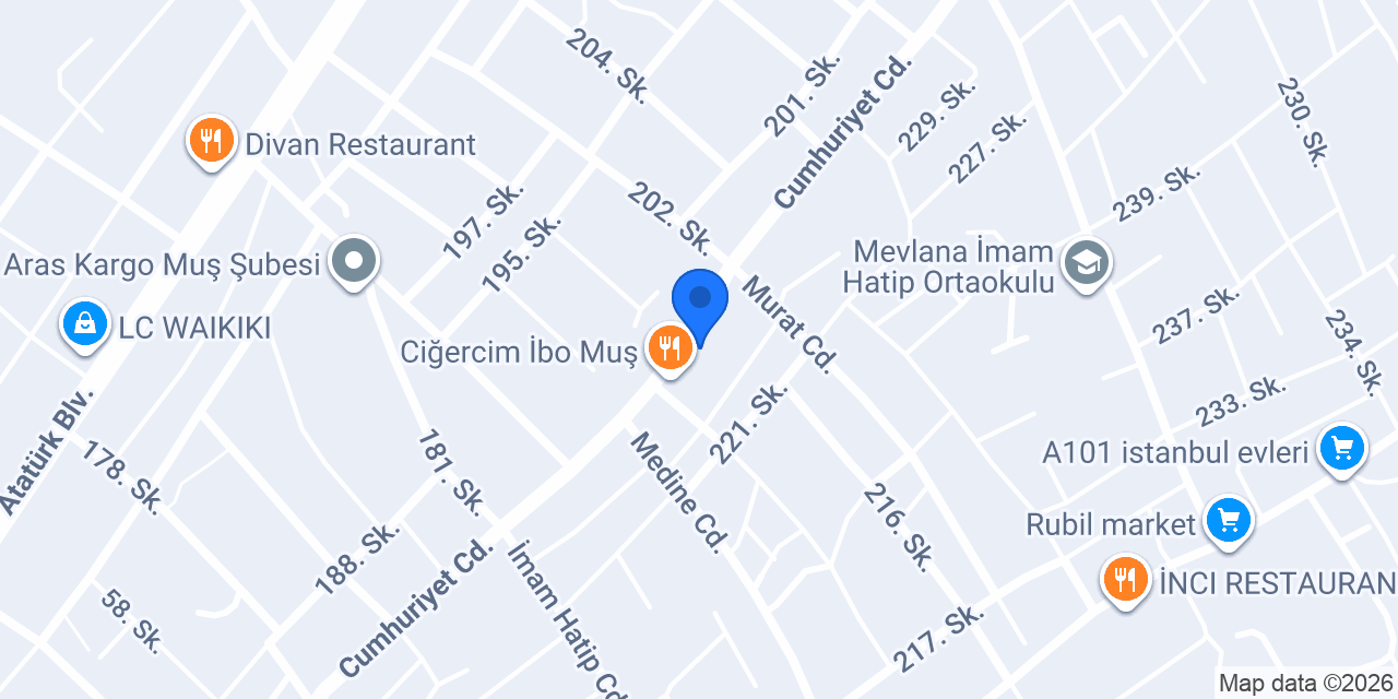 Özcan Ticaret konumu
