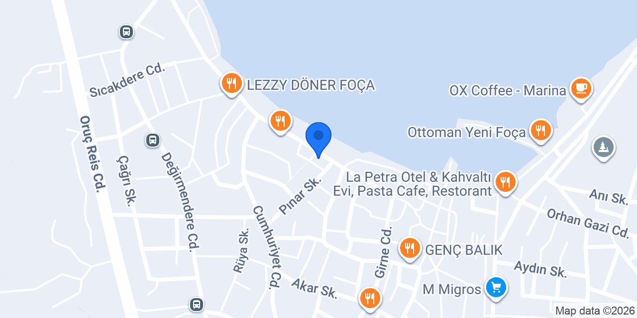 Foça balık ekmek konumu