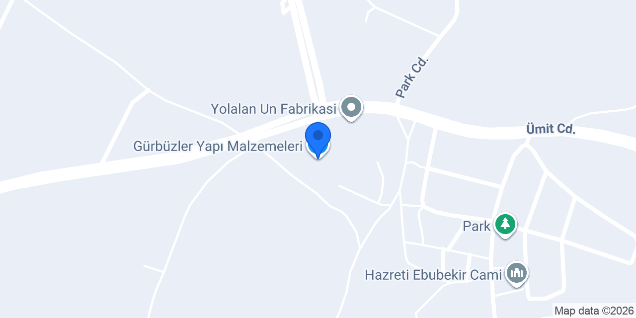 Gürbüzler Yapı Malzemeleri konumu