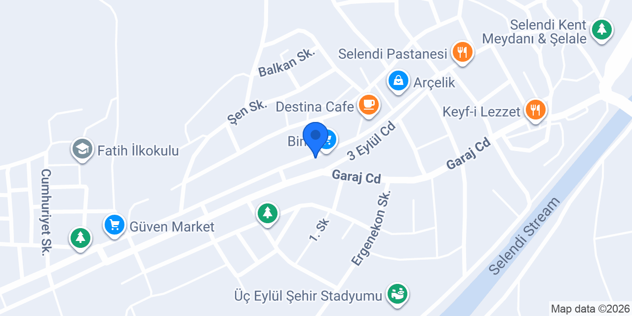 Akgünler kasap konumu