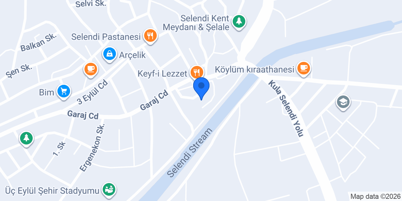 Selendi Belediyesi konumu
