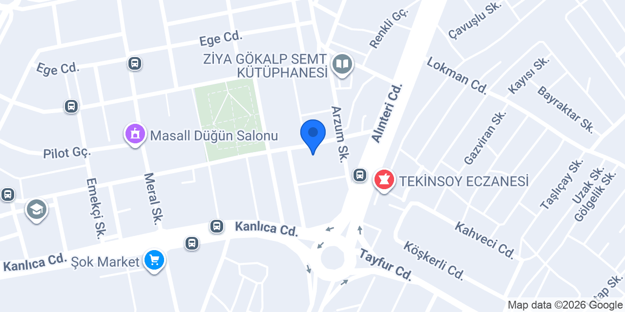 Zübeyde Hanım İlkokulu konumu