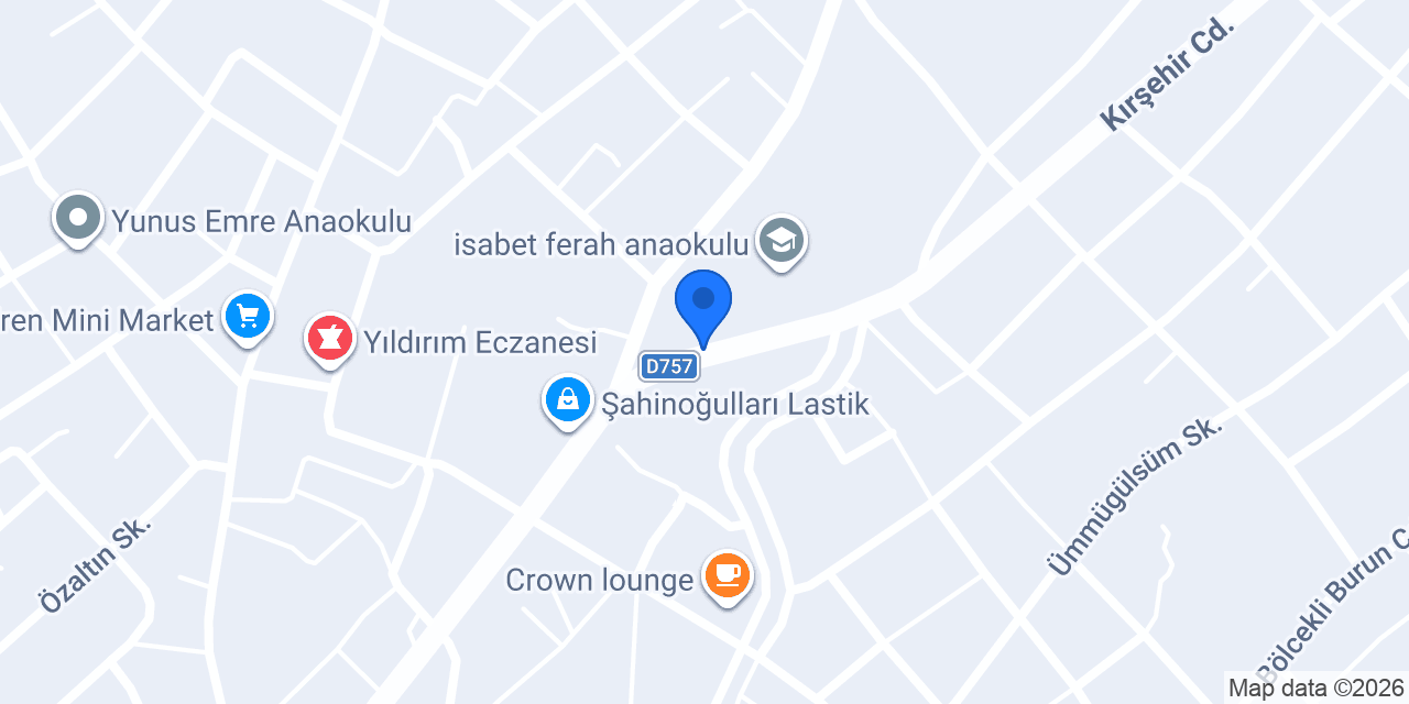 Gençler Oto Lastik konumu