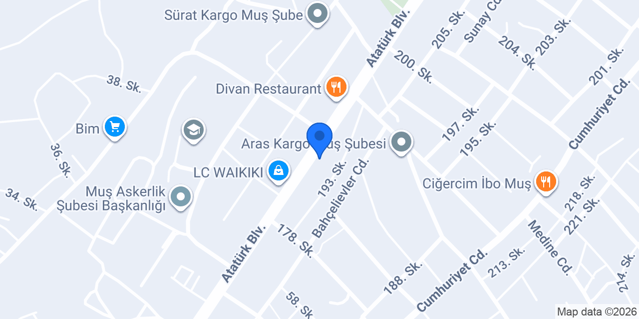 Av. Abdülbaki Çelebi Hukuk Bürosu konumu