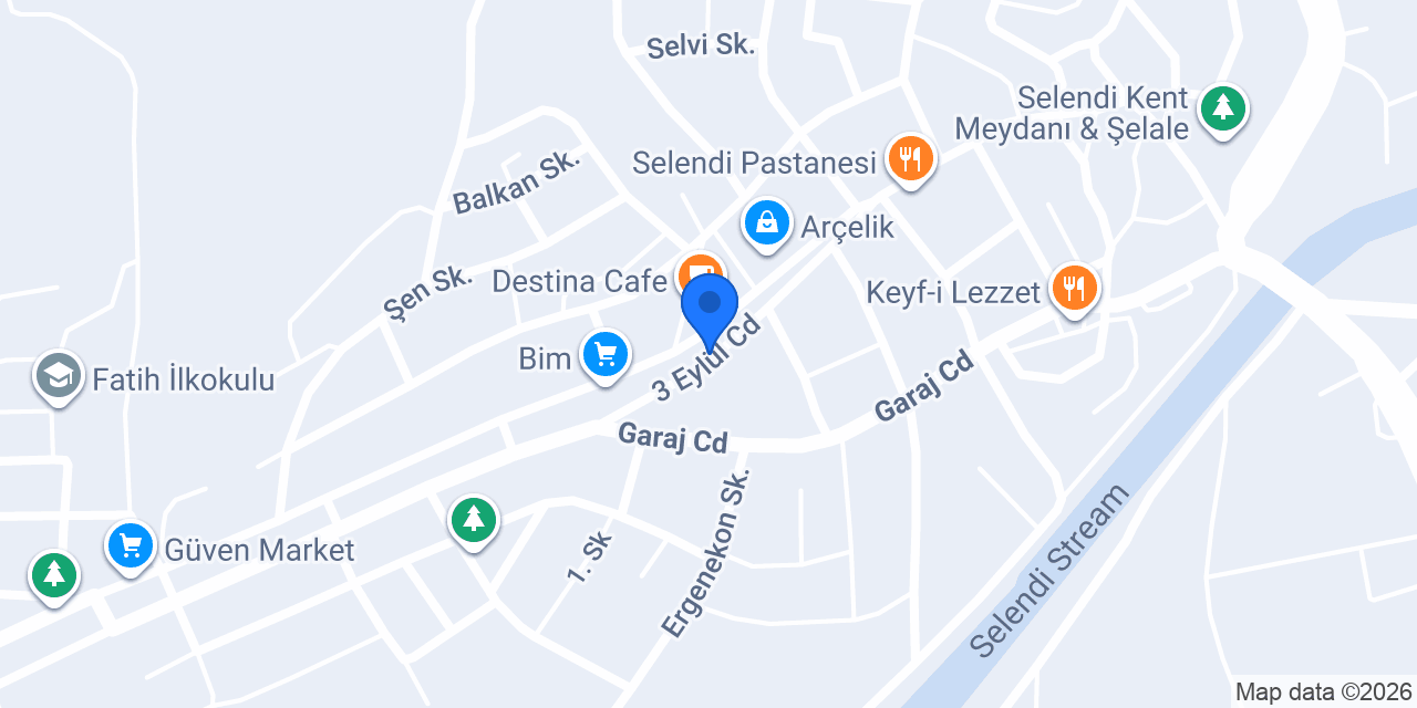 Selendi Sürücü Kursu konumu