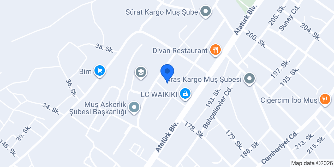 Hulusi bey kahveleri muş konumu