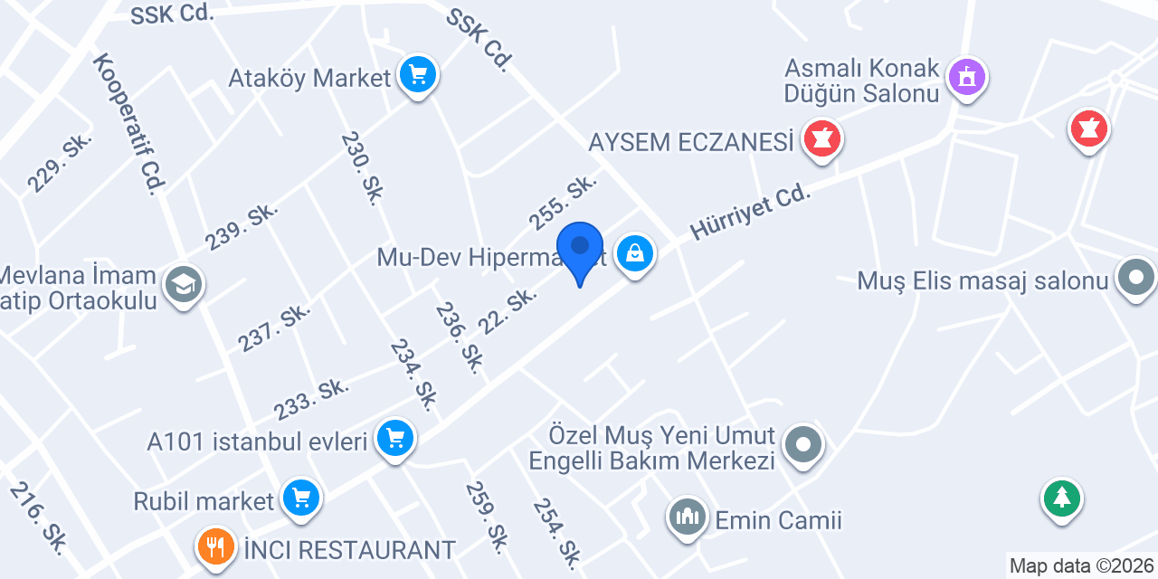 İNCI RESTAURANT konumu