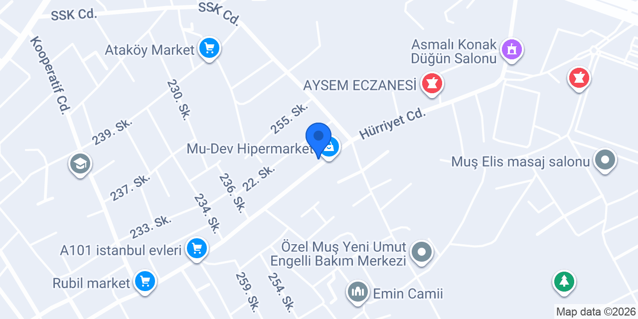 Nil inşaat konumu