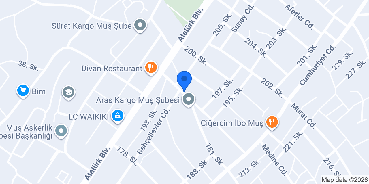 DİCLE BAYAN APART konumu