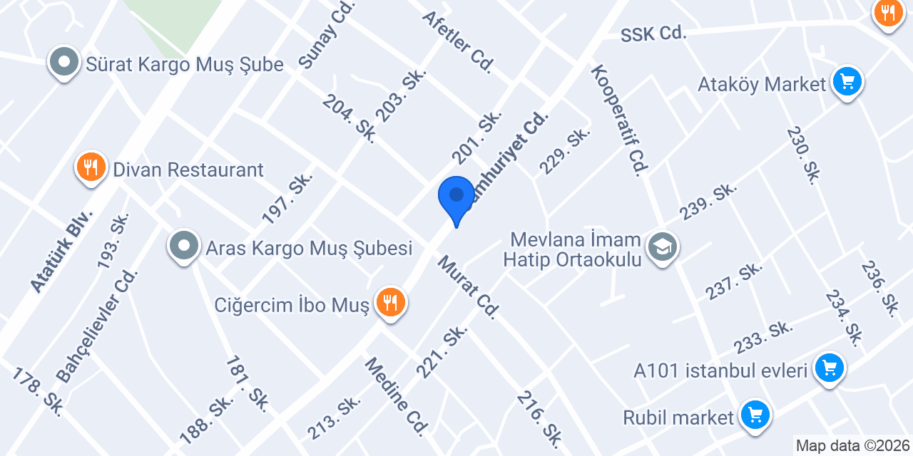 Uygun Avm Muş konumu