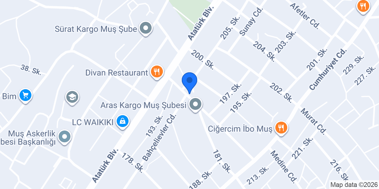 Yeni Hatay Döner konumu