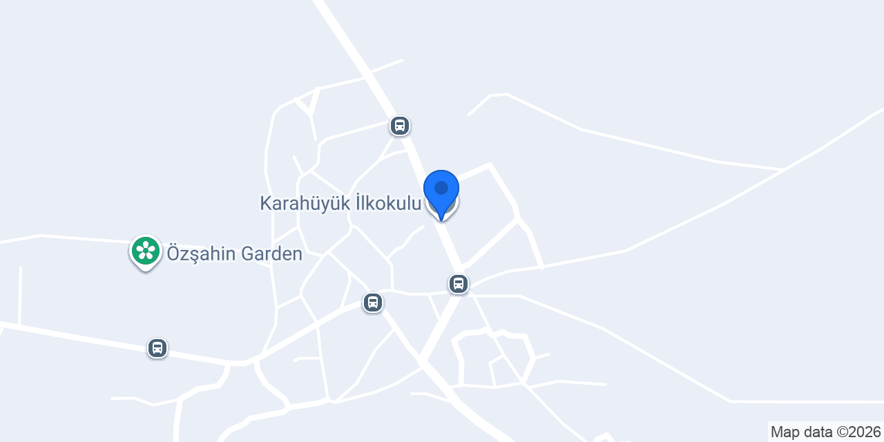 Karahüyük İlkokulu konumu