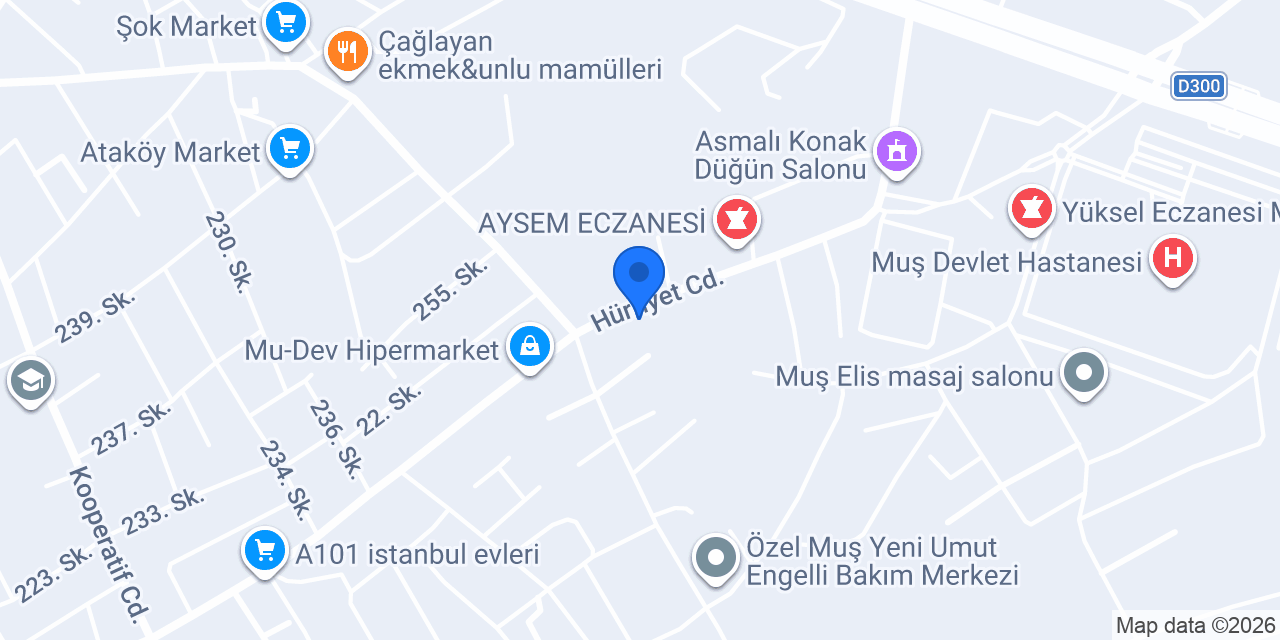 Songül Eczanesi konumu