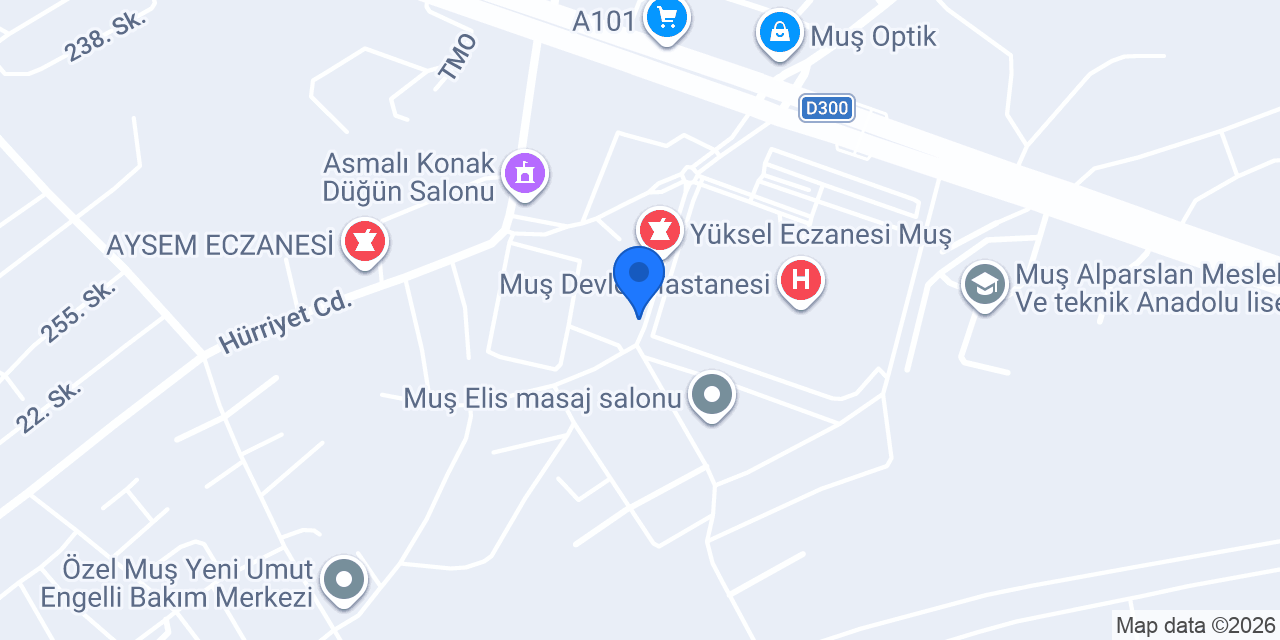 Turgut eczanesi konumu
