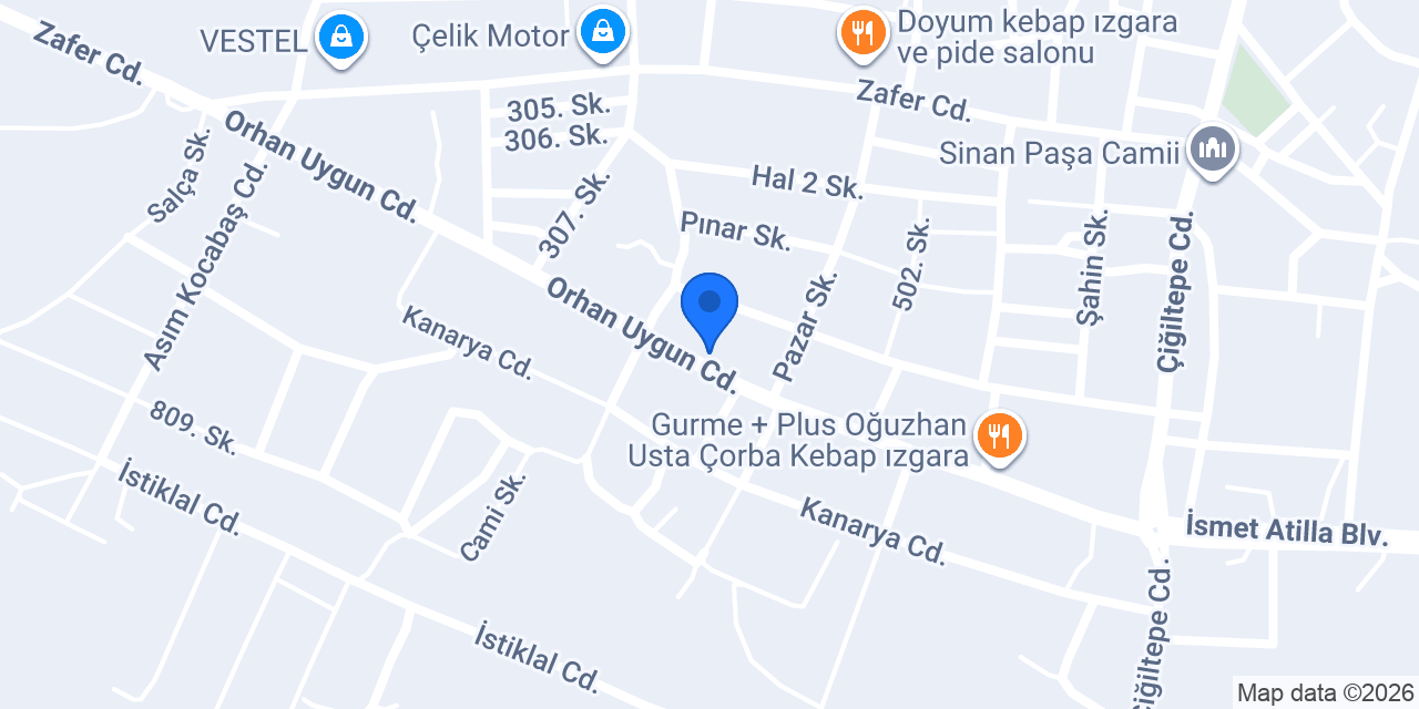 Kırka Tarım konumu