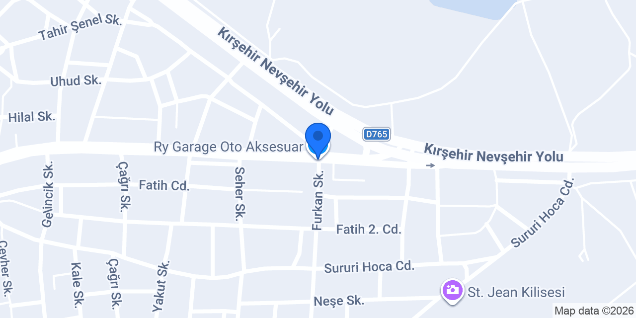 Ry Garage Oto Aksesuar konumu