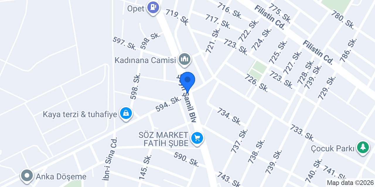 Afyon Fatih-Harbiş Taksi konumu