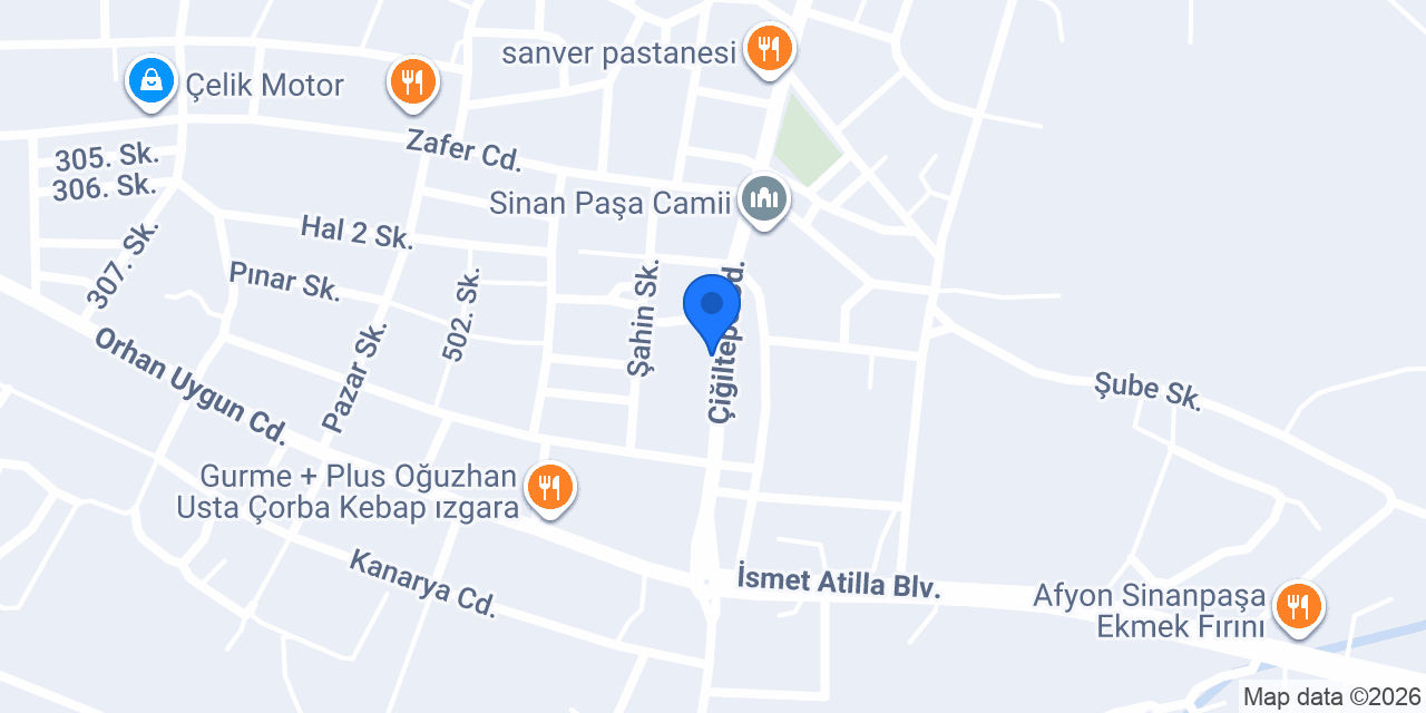 TABAY KASAP YÜCEL TABAY konumu