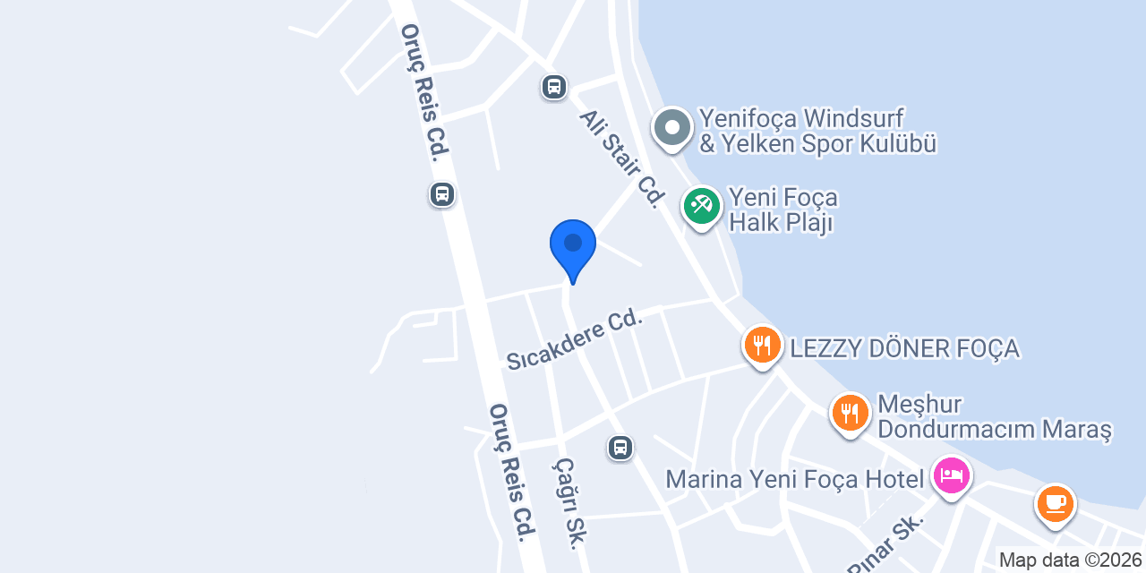 Yenifoça Reha Midilli Ortaokulu konumu