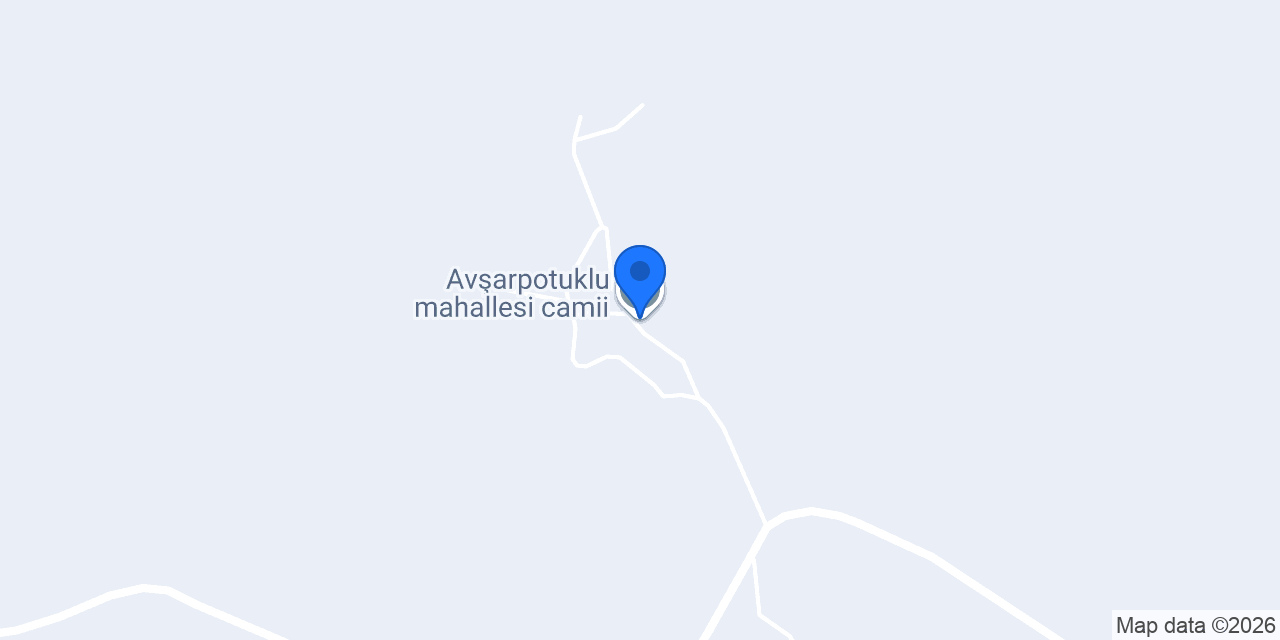Avşarpotuklu mahallesi camii konumu