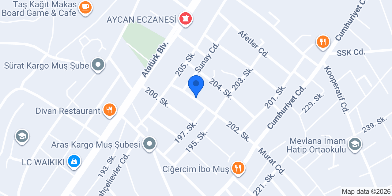 Özel Deva Sağlık Kabini konumu