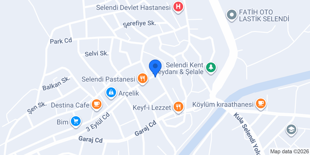 Merkez pide konumu